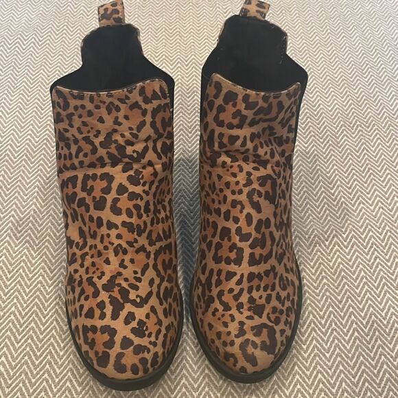 Divided  by H & M Leopard Boots Size 8 - Picture 4 of 6